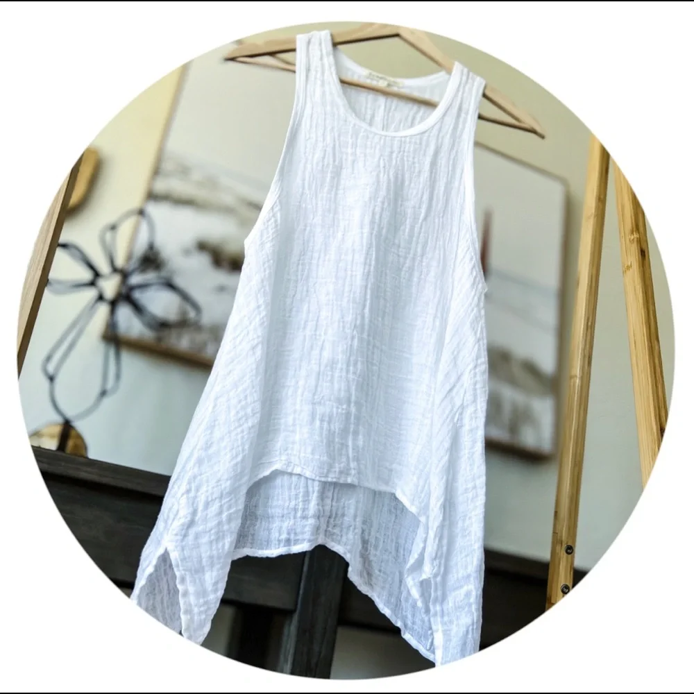 NEW Fresh Produce White Tank - Picture 5 of 10